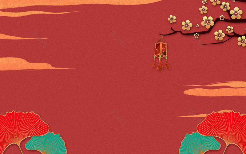 红色中国风大气传统节日节气通用背景,插画/手绘图,插画/手绘图库,插画/手绘图下载,插画/手绘